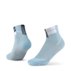 Skarpety BUFF CoolNet Quarter. Niebieskie skarpety damskie Buff, bez wzorów, z elastanu. Za 83.99 zł.