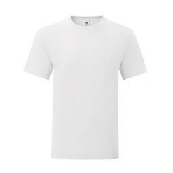 Męska Koszulka Iconic 150. Białe koszulki sportowe męskie Fruit of the Loom, m, bez wzorów, bez kołnierzyka, bez ramiączek, trekkingowe. Za 25.99 zł.