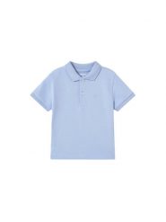 Mayoral Polo 102 Błękitny Regular Fit. Niebieskie t-shirty dla chłopców Mayoral, bez wzorów, z bawełny, bez ramiączek. Za 49.99 zł.