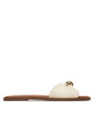 Steve Madden Klapki 11005571 Biały. Białe klapki damskie Steve Madden, bez wzorów, ze skóry, bez obcasa. Za 429.99 zł.