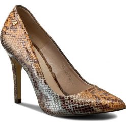 Szpilki BALDACCINI - 913000-F Snake 2. Brązowe szpilki damskie Baldaccini, z lakierowanej skóry. W wyprzedaży za 179.00 zł.