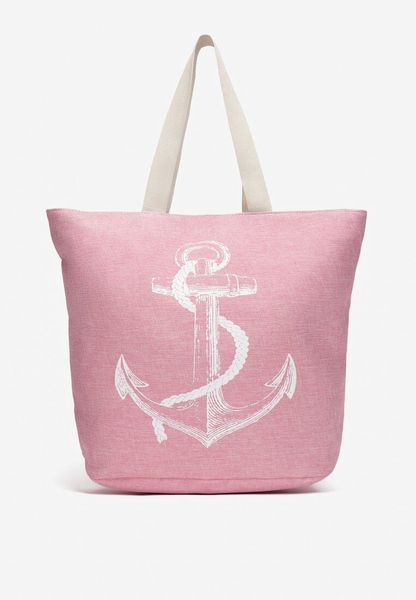 Jasnoróżowa Torebka Dephessa. Czerwone torebki do ręki damskie Renee, bez wzorów, z nadrukiem, bez dodatków. Za 49.99 zł.