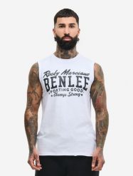 Tank top Benlee Lastarza. Białe t-shirty męskie BENLEE, xl, bez wzorów, z bawełny, bez kołnierzyka. Za 154.00 zł.