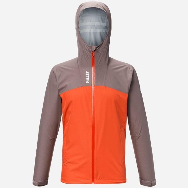 Kurtka trekkingowa Seneca 2,5L. Brązowe kurtki męskie Millet, l, bez wzorów, z materiału, z kapturem. Za 839.99 zł.