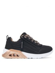 Skechers Sneakersy UNO Lite 2.0 - Leopard Stride 310708L/BLK Czarny. Czarne buty sportowe dziewczęce Skechers, bez wzorów, ze skóry, bez zapięcia. Za 229.99 zł.