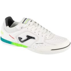 Buty halowe do piłki nożnej męskie, Top Flex 25 TOPS IN. Białe buty sportowe męskie Joma, bez zapięcia, do piłki nożnej. Za 239.99 zł.