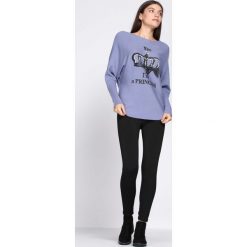 Niebieski Sweter Queen's Crown. Swetry damskie marki Born2be. Za 59.99 zł.