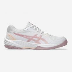Second Life - Buty do piłki ręcznej ASICS Gel Task 4 - Stan Doskonały. Białe obuwie sportowe damskie Asics, bez wzorów, z tkaniny, do piłki ręcznej. Za 339.99 zł.
