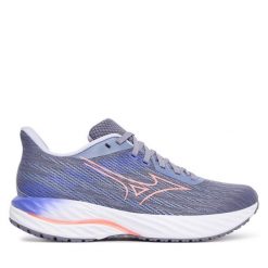 Buty do biegania Mizuno. Szare obuwie sportowe damskie Mizuno, bez wzorów, do biegania, mizuno wave. Za 629.99 zł.
