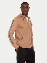 EA7 Emporio Armani Bluza 7M000568 AF13512 U6171 Beżowy Regular Fit. Brązowe bluzy męskie EA7 Emporio Armani, m, bez wzorów, z bawełny, bez kaptura. Za 509.99 zł.