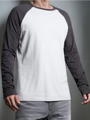 Bawełniana koszulka longsleeve - szary. Szare bluzki z długim rękawem męskie Sinsay, l, bez wzorów, z bawełny, bez kołnierzyka. Za 25.99 zł.