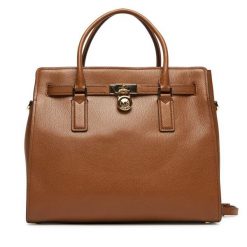 Torebka MICHAEL Michael Kors. Brązowe torebki do ręki damskie MICHAEL Michael Kors, bez wzorów, bez dodatków. Za 1,259.00 zł.