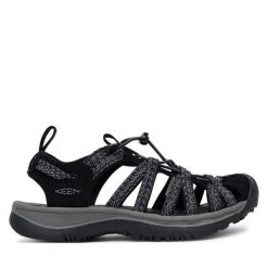 Sandały Keen. Czarne obuwie sportowe damskie Keen, bez wzorów, trekkingowe. Za 289.99 zł.