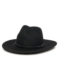 Kapelusz Barbour. Czarne czapki i kapelusze damskie Barbour, bez wzorów. Za 469.99 zł.