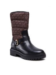 MICHAEL Michael Kors Botki Layton Bootie 40F2LTFE5Y Czarny. Czarne botki damskie MICHAEL Michael Kors, ze skóry, bez obcasa, na płaskiej podeszwie, bez zapięcia. Za 1,319.00 zł.