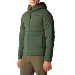 Kurtka turystyczna męska The North Face Belleview. Zielone kurtki sportowe męskie The North Face, m, bez wzorów, z elastanu, trekkingowe. W wyprzedaży za 964.00 zł.