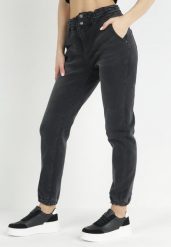 Czarne Jeansy Joggery Keilah. Czarne jeansy damskie Born2be. Za 84.99 zł.