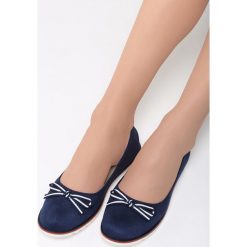 Granatowe Balerinki My Option. Baleriny damskie marki NEWFEEL. Za 34.99 zł.