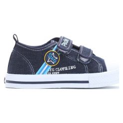 Granatowe Trampki Loving Stars. Niebieskie buty sportowe chłopięce Born2be, z materiału. Za 39.99 zł.