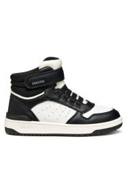 Geox Sneakersy J Washiba J46LQB 05415 C0504 D Biały. Białe buty sportowe chłopięce Geox, bez wzorów, ze skóry, bez zapięcia. Za 179.99 zł.