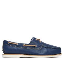 Półbuty Timberland. Niebieskie półbuty na co dzień męskie Timberland, bez zapięcia. Za 699.99 zł.