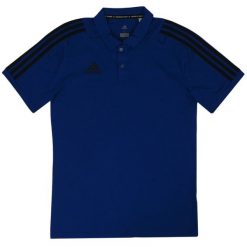 Koszulka męska adidas Mi Team 18 Off-Field Jersey M. Niebieskie koszulki sportowe męskie Adidas, m, bez wzorów, z bawełny, bez kołnierzyka, bez ramiączek, na fitness i siłownię. Za 131.30 zł.