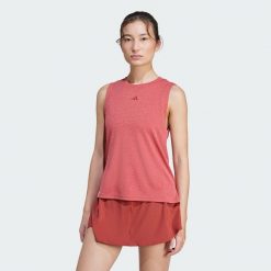 Koszulka Tennis Climacool+ Match Tank. Czerwone koszulki sportowe damskie Adidas, s, bez wzorów, bez kołnierzyka, bez ramiączek, tenisowe, climacool (adidas). Za 212.75 zł.