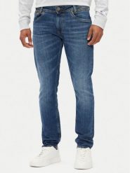Pepe Jeans Jeansy PM207391 Niebieski Tapered Fit. Niebieskie jeansy męskie Pepe Jeans. Za 259.99 zł.