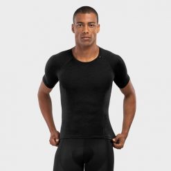 Podkoszulka rowerowa z wełny męska SRX Black Ice. Czarne buty sportowe męskie SIROKO, z wełny, bez zapięcia, rowerowe. Za 296.00 zł.