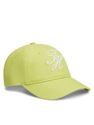 Tommy Hilfiger Czapka z daszkiem Logo Embroidery Baseball Cap AW0AW18338 Zielony. Zielone czapki i kapelusze damskie Tommy Hilfiger, bez wzorów, z bawełny. Za 209.99 zł.