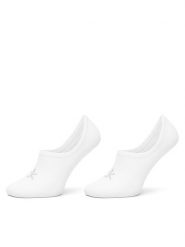Calvin Klein Stopki 701228801 Biały. Białe skarpety damskie Calvin Klein, bez wzorów, z bawełny. Za 59.99 zł.