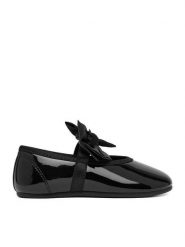 DeeZee Baleriny CEO-CSS20656-01 Czarny. Czarne baleriny dziewczęce DeeZee, bez wzorów, ze skóry, bez zapięcia. Za 49.99 zł.