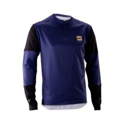 Bluza rowerowa Leatt MTB Endurance 3.0 Long Sleeve. Niebieskie bluzy męskie LEATT, l, bez wzorów, z materiału, bez kaptura. Za 378.39 zł.