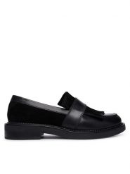 Geox Loafersy D Serilda D66WYE 4323 C9999 Czarny. Czarne mokasyny damskie Geox, ze skóry. Za 549.99 zł.