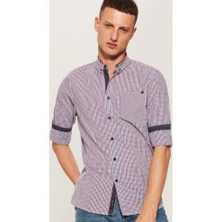 Koszula slim fit z kieszonką - Wielobarwn. Szare koszule męskie House. Za 79.99 zł.