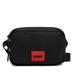 Saszetka HUGO. Czarne saszetki męskie Hugo, młodzieżowe, małe. Za 379.99 zł.