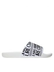 Versace Jeans Couture Klapki 80YA3SQ1 Biały. Białe klapki męskie Versace Jeans Couture, z jeansu. Za 329.99 zł.