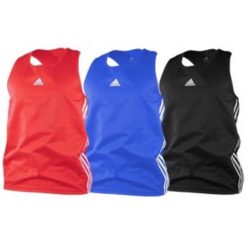 Koszulka treningowa adidas Boxing Top. Białe koszulki sportowe męskie Adidas, l, bez wzorów, bez kołnierzyka, bez ramiączek. Za 131.00 zł.