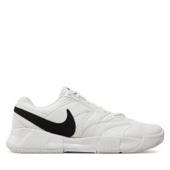 Buty do tenisa Nike. Białe buty sportowe męskie Nike, bez zapięcia, tenisowe, nike court. Za 319.99 zł.