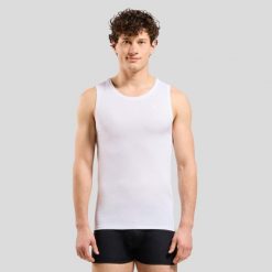 T-shirt sport Odlo F-Dry Light ECO col V. Białe t-shirty męskie Odlo, na lato, m, bez wzorów, sportowe, bez kołnierzyka. Za 143.49 zł.