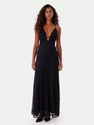 Bardot Sukienka wieczorowa Sabrine Lace 60060DB Czarny Regular Fit. Czarne sukienki damskie Bardot, bez wzorów, z syntetyku, wizytowe, bez kołnierzyka, bez ramiączek. Za 579.99 zł.