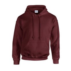 Bluza Z Kapturem Dla Dorosłych Unisex Heavy Blend. Brązowe bluzy męskie Gildan, m, bez wzorów, z kapturem. Za 74.99 zł.