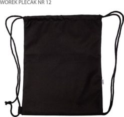 Worek plecak czarny. Czarne torby i plecaki dziecięce PAJACYK. Za 32.15 zł.