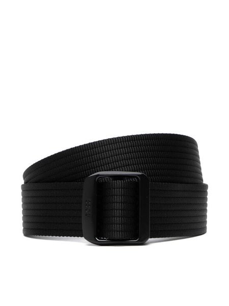 BOSS Pasek Narvel-Tp 50568663 Czarny. Czarne paski damskie Boss, bez wzorów, z materiału. Za 279.99 zł.