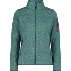 Bluza polarowa damska CMP Haze Jacket Knitted. Niebieskie bluzy damskie CMP, l, bez wzorów, z polaru, bez kaptura. Za 266.00 zł.