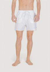 Bokserki pływackie Mężczyzna EMPORIO ARMANI CONNECTED EM000583 AF12331. Białe kąpielówki męskie EMPORIO ARMANI CONNECTED, l, bez wzorów, z materiału. Za 299.50 zł.