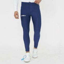 Spodnie Męskie do Biegania PANT SLANCIO Slim Fit Ergonomiczne Niebieskie. Niebieskie spodnie sportowe męskie Legea, l, bez wzorów, z elastanu, do biegania. Za 72.00 zł.