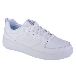 Buty sportowe Sneakersy damskie, Sport Court 92 - Illustrious. Białe obuwie sportowe damskie Skechers, bez wzorów, z materiału, trekkingowe, Skechers Sport. Za 329.99 zł.