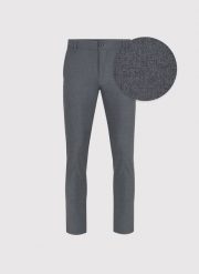 PAKO LORENTE – Gładkie szare spodnie. Szare spodnie materiałowe męskie Pako Lorente, l, bez wzorów, z elastanu, casualowe. Za 249.99 zł.