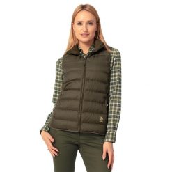 Kamizelka trekkingowa damska Tagart Wing 4 Lady Olive puchowa 700 cuin. Zielone kurtki damskie tagart, na zimę, xl, bez wzorów, z puchu, bez kaptura. Za 419.00 zł.